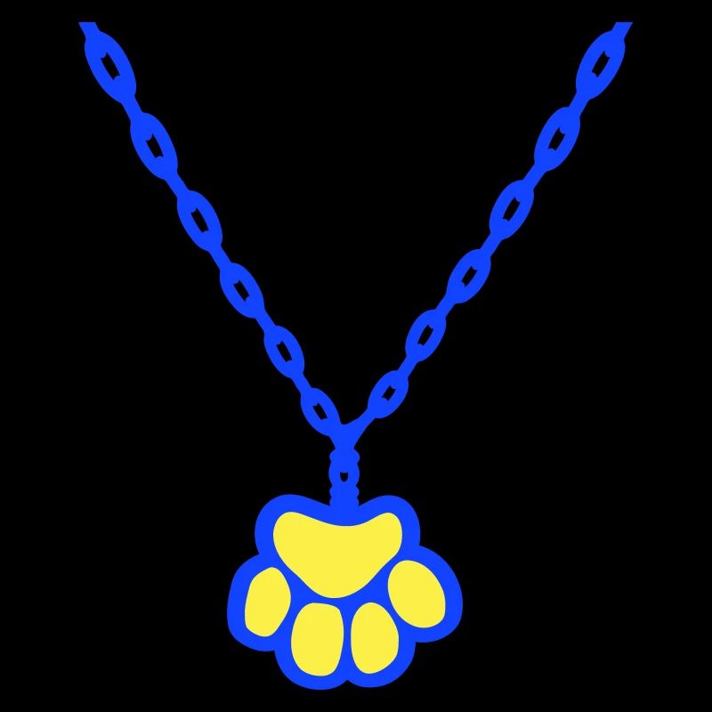 Chat patte chien animal collier ras de cou bijoux