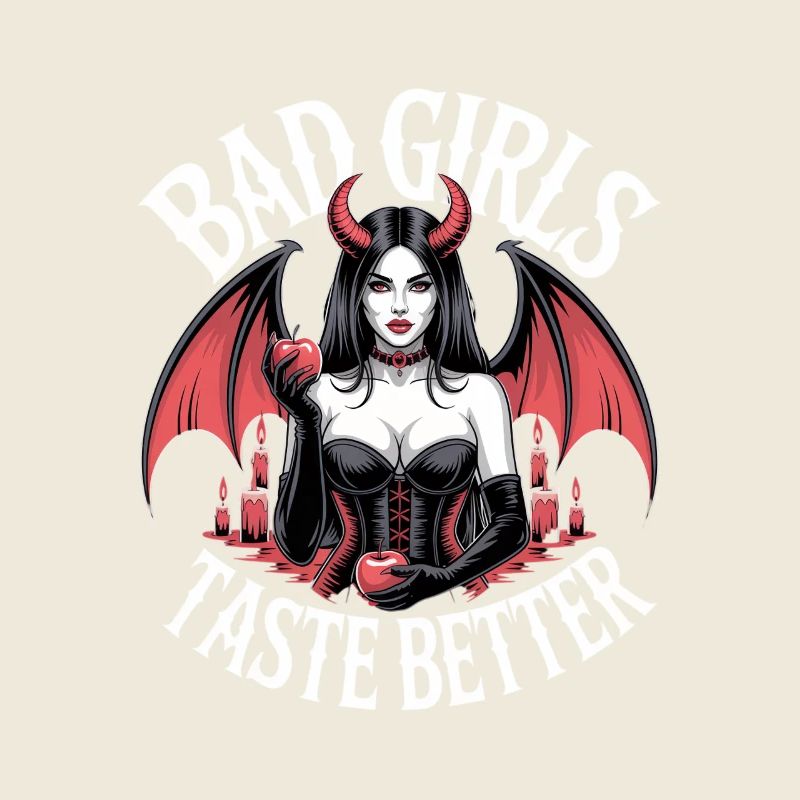 Bad Girls Taste Better! Goth Gothic Emo Baddie