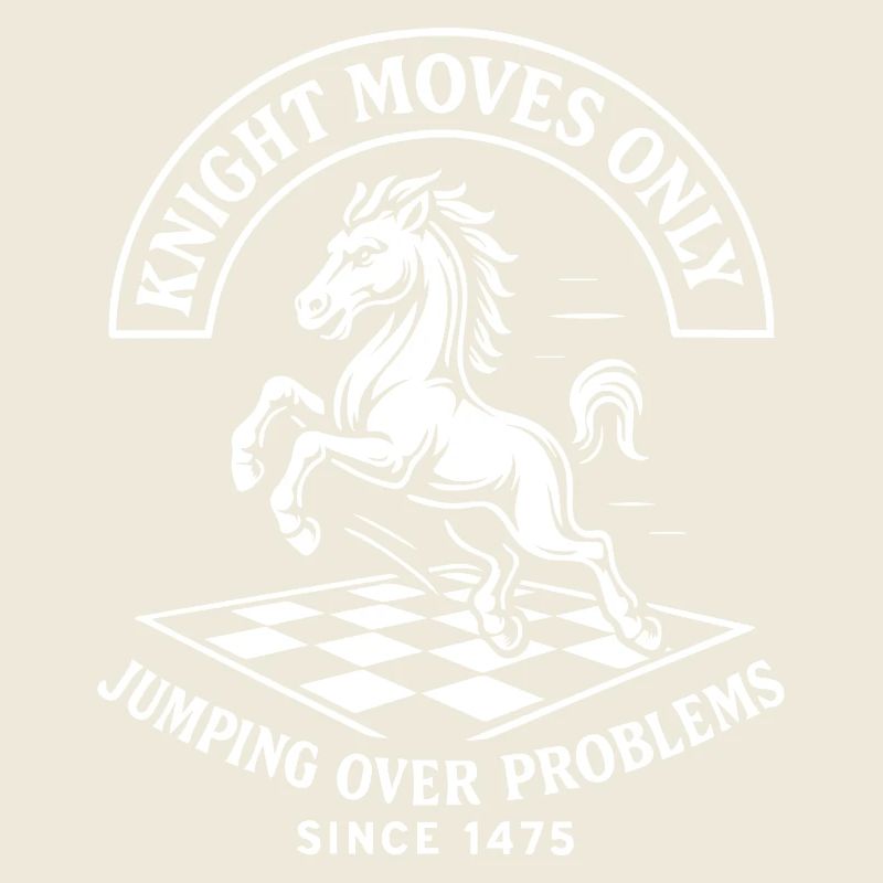 knight moves only chess players humor