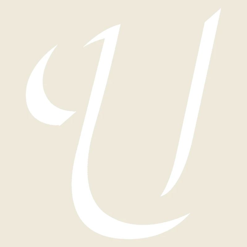 Elegant Letter U pattern with dynamic shape