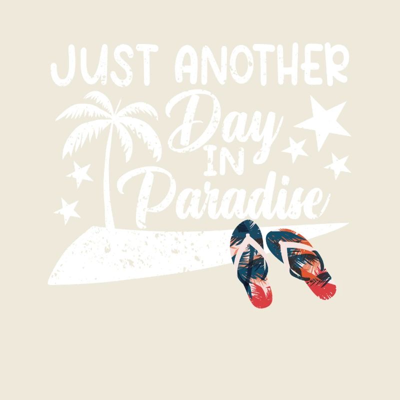 Nur ein weiterer Tag im Paradies Flip Flops Strand
