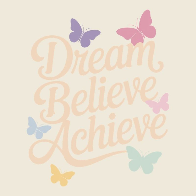 Träume Glauben Erreichen Positive Affirmationen