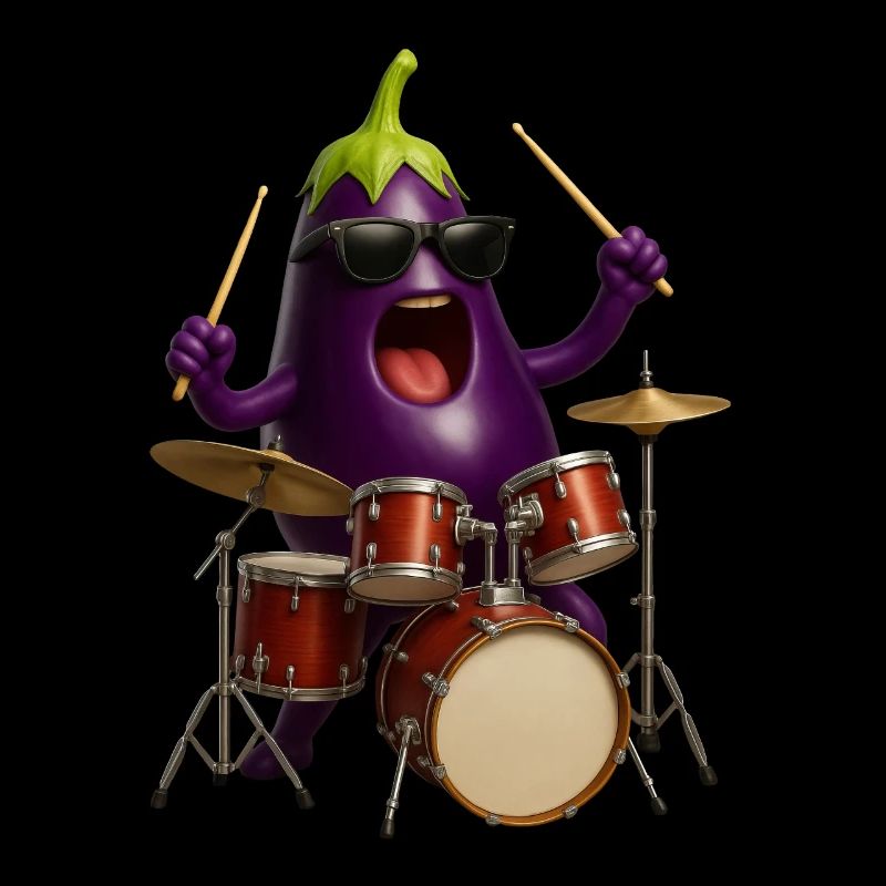 Eggplant Drums