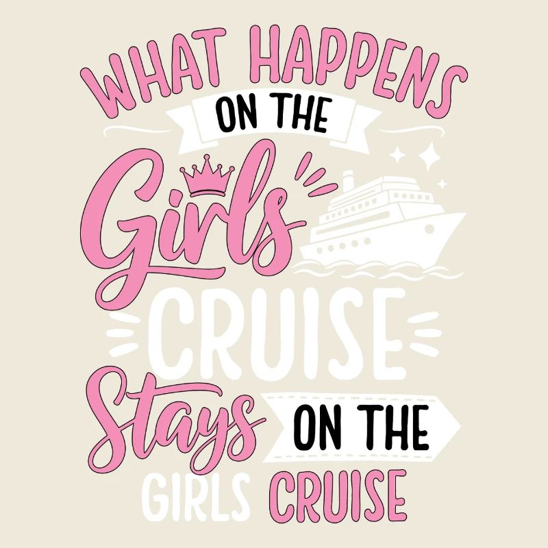 Mädchen Kreuzfahrt Spruch Design