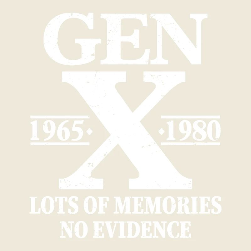 Gen X beaucoup de souvenirs, aucune preuve