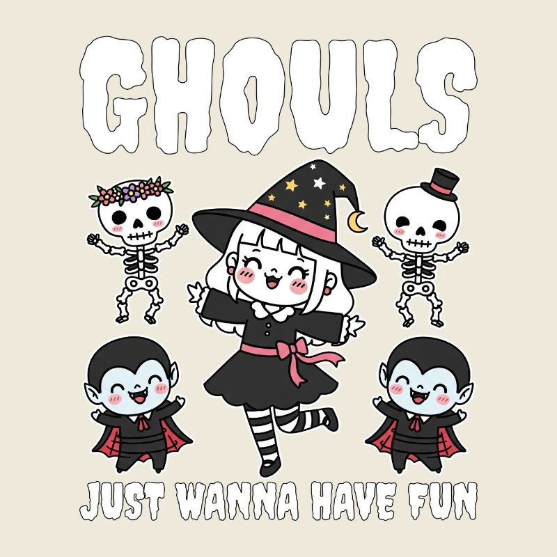LES GOULES VEULENT JUSTE S’AMUSER - SORCIÈRE HALLOWEEN
