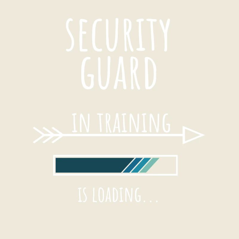 Security Guard Geschenk Beruf Ausbildung