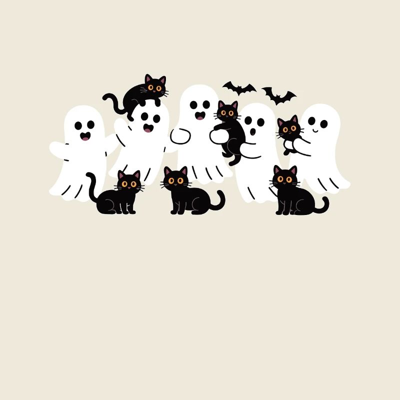 Geist & Katze – Halloween Fun