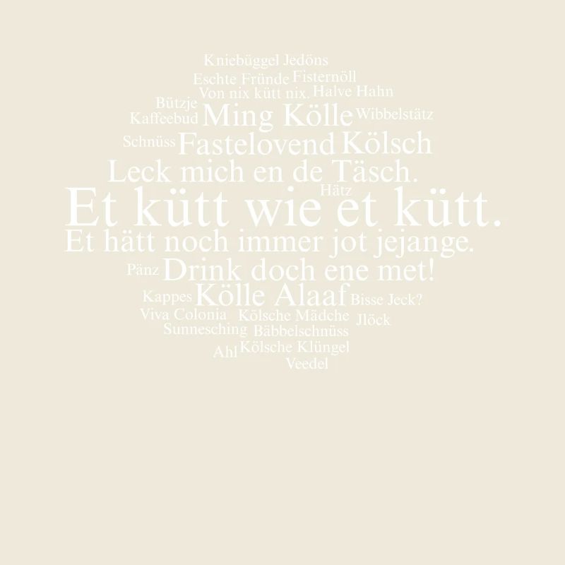 Cologne Kölsch Nuage de mots Carnaval de Cologne Alaaf Kölle