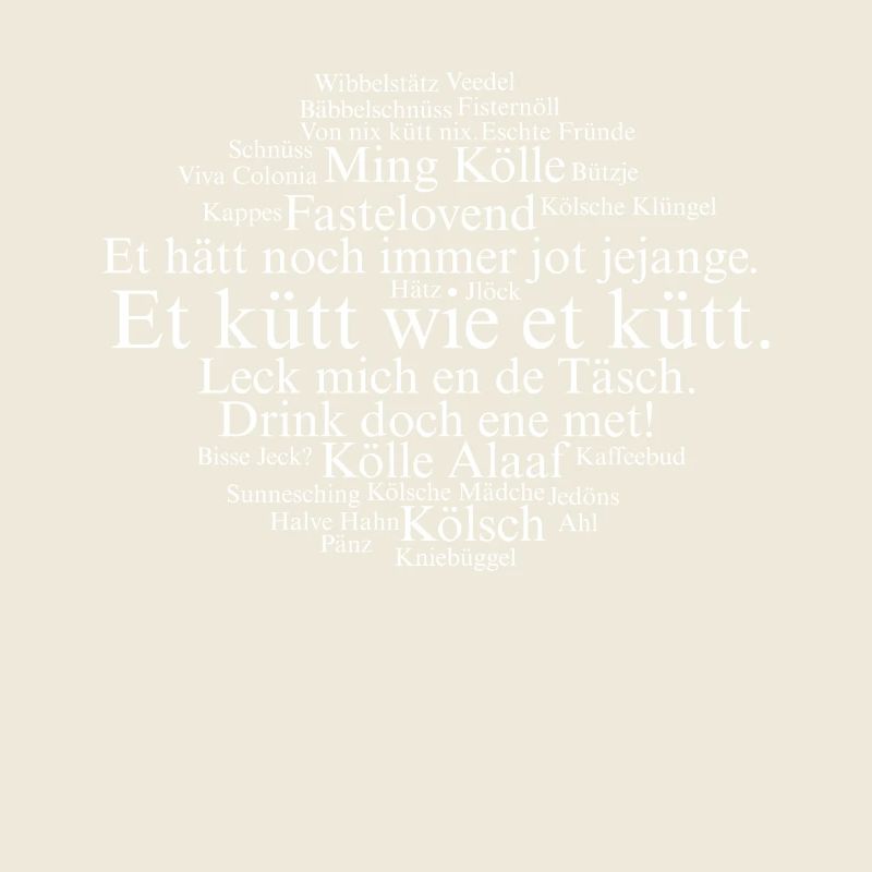 Cologne Kölsch Nuage de mots Carnaval de Cologne Alaaf Kölle