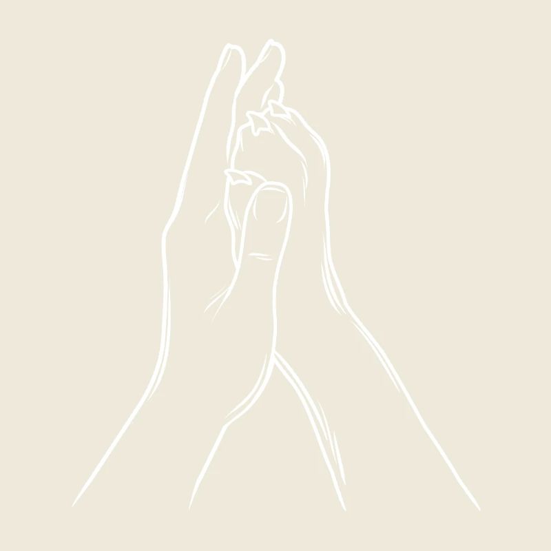 Hand + Hundepfote - High Five - Hunde Fan - Team