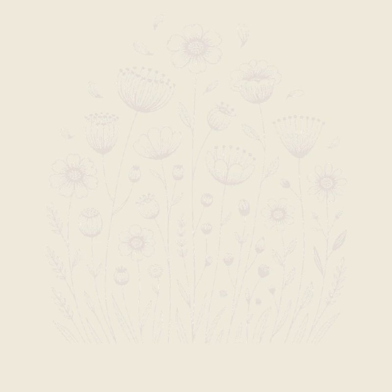 Verspieltes Blumenmuster