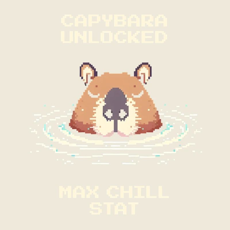Capybara débloqué – Max Chill | Mème
