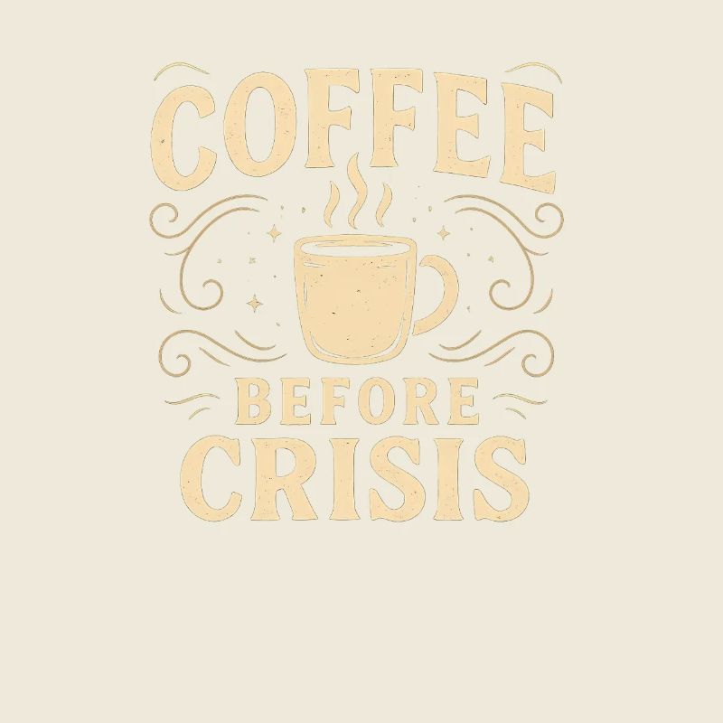 Illustration du café avant la crise