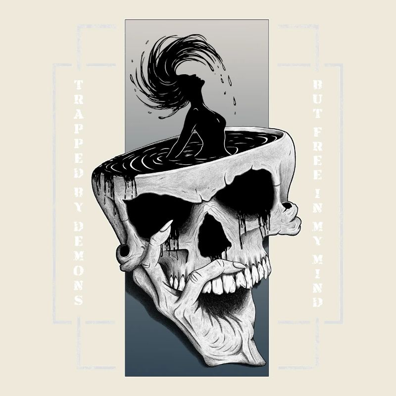Mind unbound, Skull, Dämonen Hand, Frau Silhouette