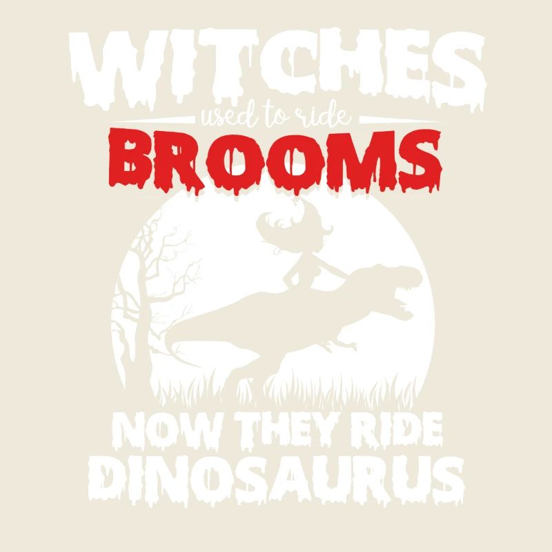 Hexen und Dinosaurier Halloween