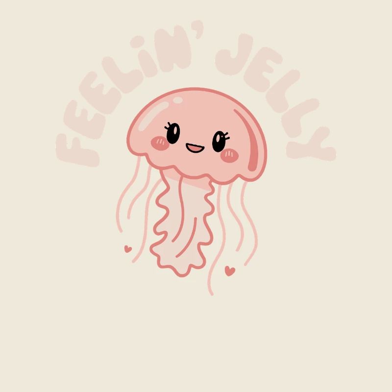 Méduse Feelin Jelly Motif de méduse mignon