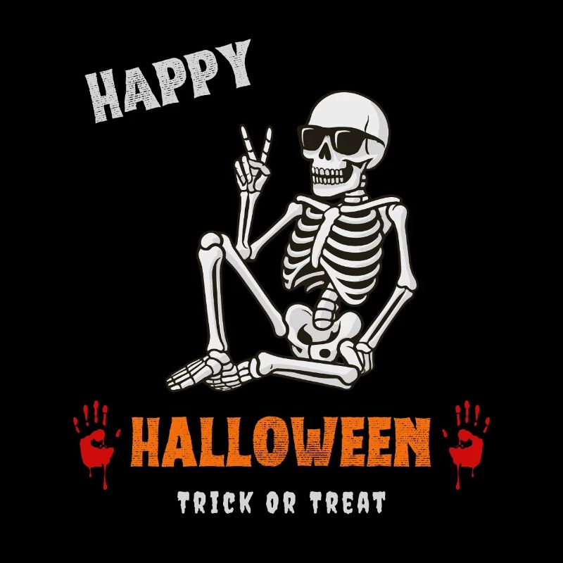 Odeur d’Halloween avec squelette