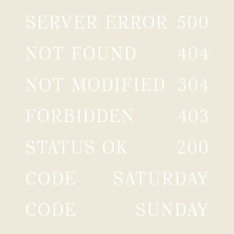 IT weekdays codes