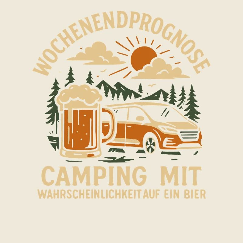 Wochenendprognose Camping Mit Bier Natur Camper