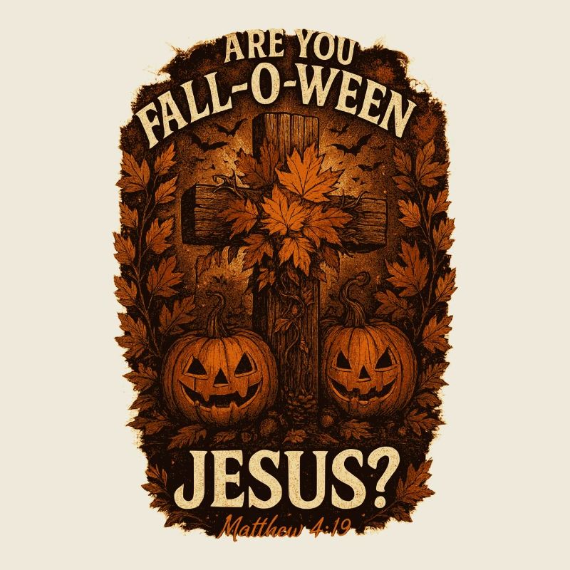 Bist du Fall-O-Ween Jesus Halloween Herbst