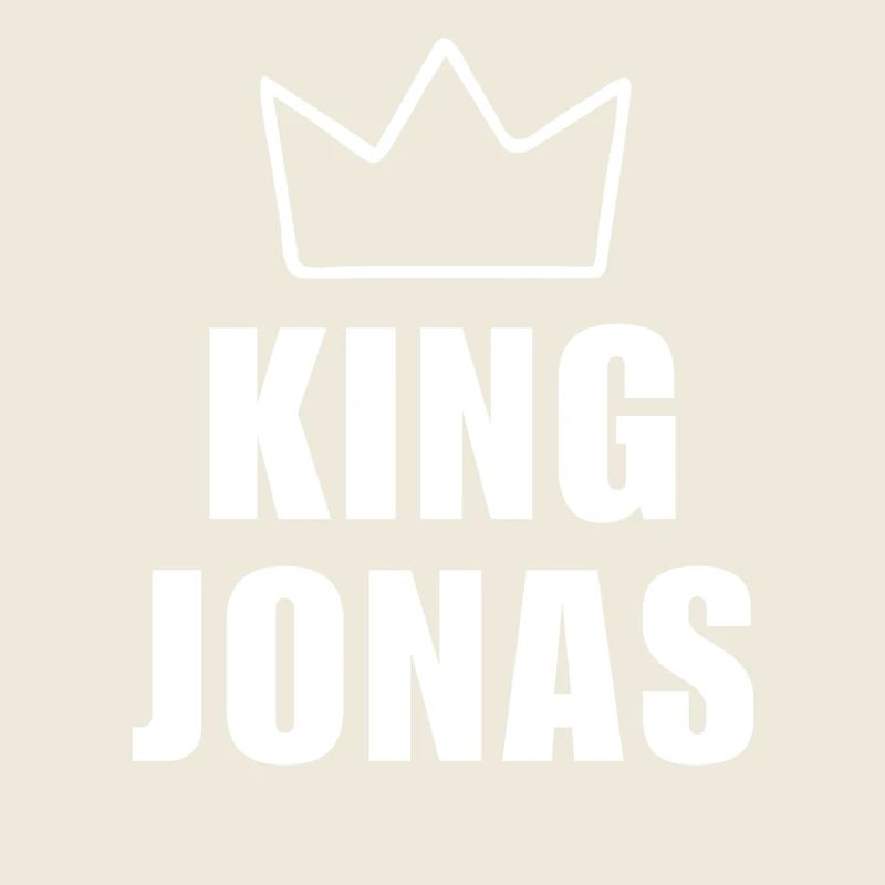 Jonas Name mit Buchstabe J - King Crown Hemd