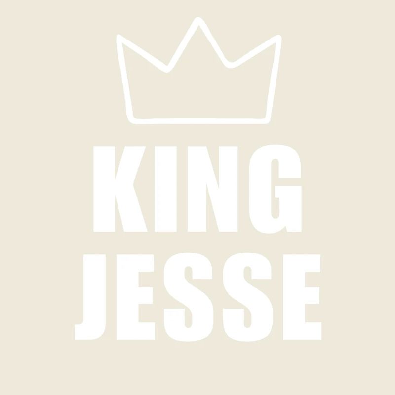 Jesse Name mit Buchstabe J - King Crown Hemd