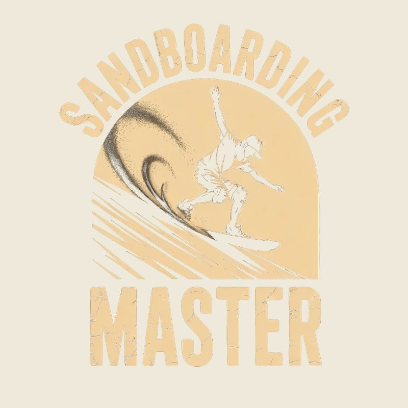 Sandboarder Master Vintage Summer Sandboarding