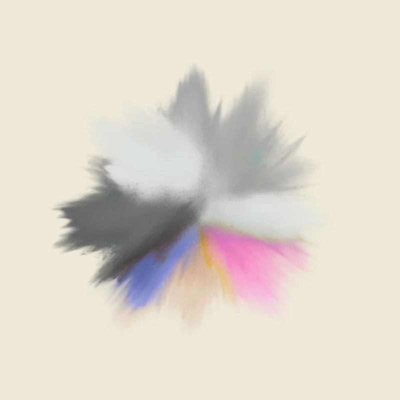 Explosion de couleurs design aquarelle