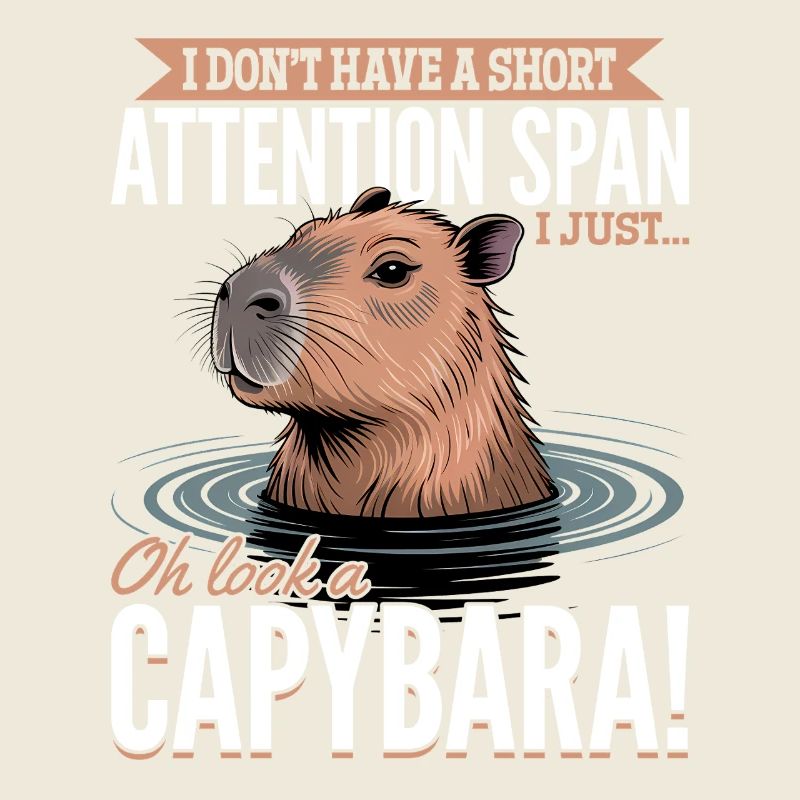 Funny aesthetic Kawaii Capybara