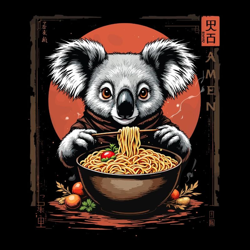 Koala Ramen Kunstdesign
