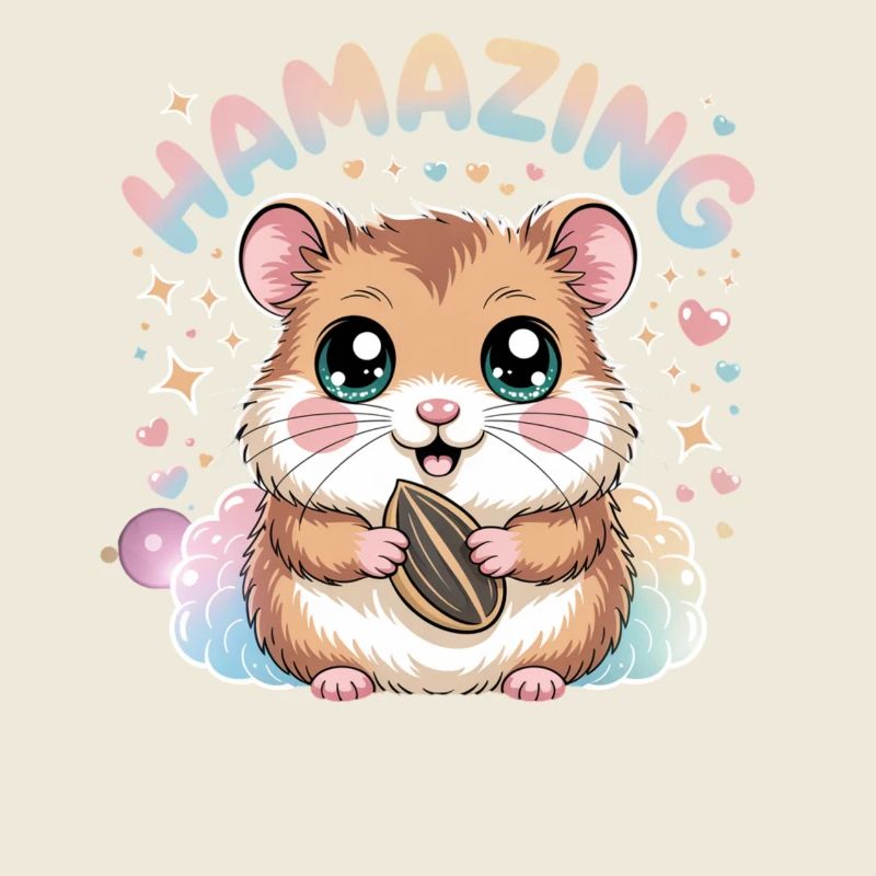 Hamazing Kawaii Hamster Samen Herzen