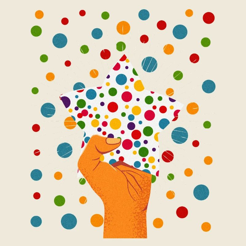 Fleckig In Not 2025 Herz Dotty Flecken Kinder