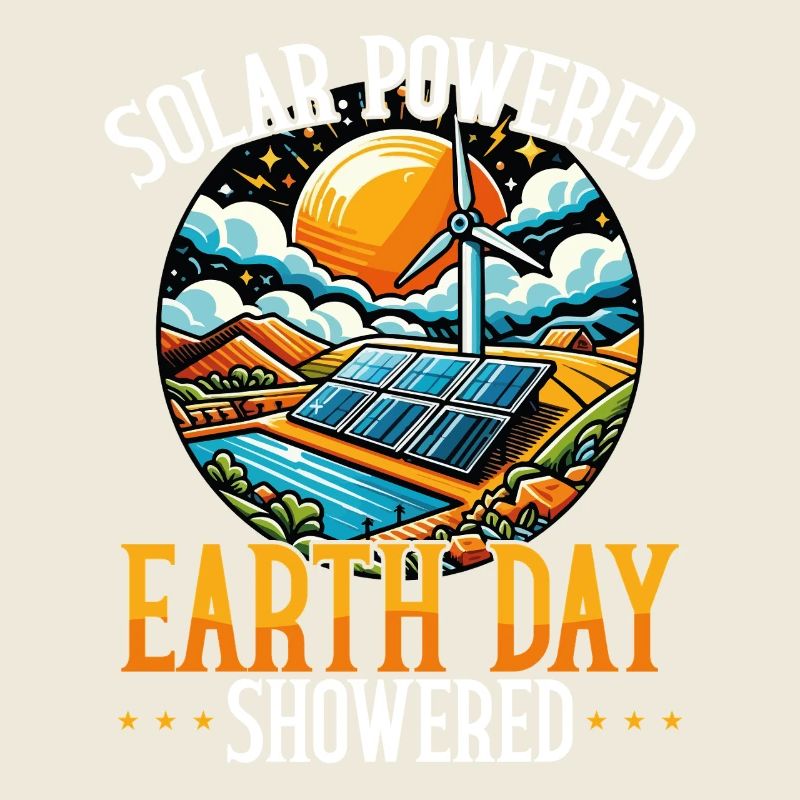 Solar Powered Earth Day Showered