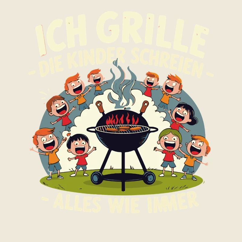 I'm barbecuing – kids screaming fun