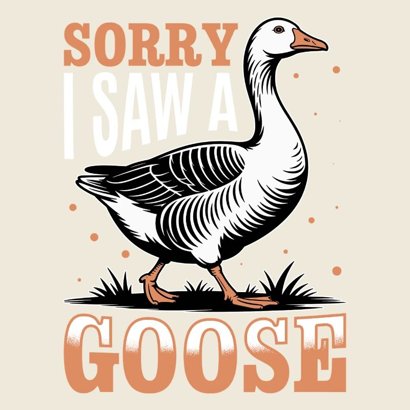 Funny Bird Goose