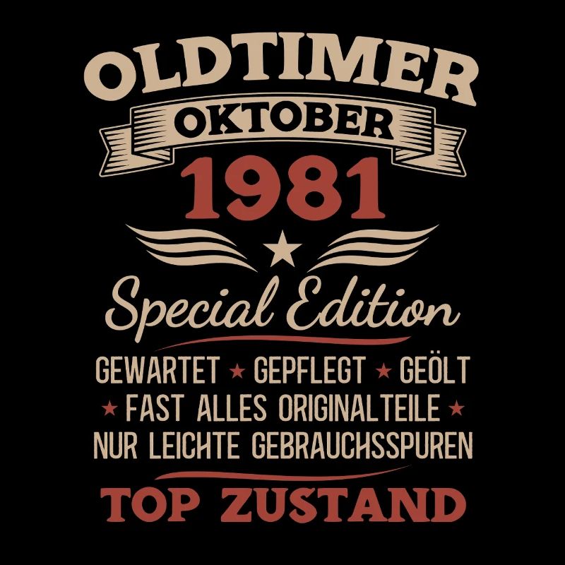 44. Geburtstag Geschenk Oldtimer Oktober 1981