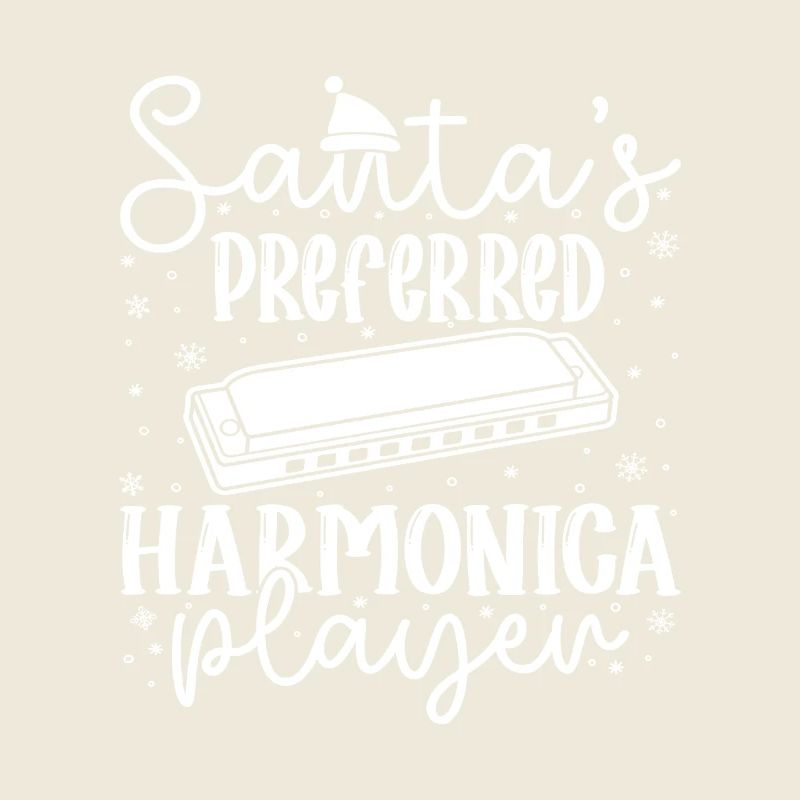Musicien d’harmonica Harmonica préféré du Père Noël