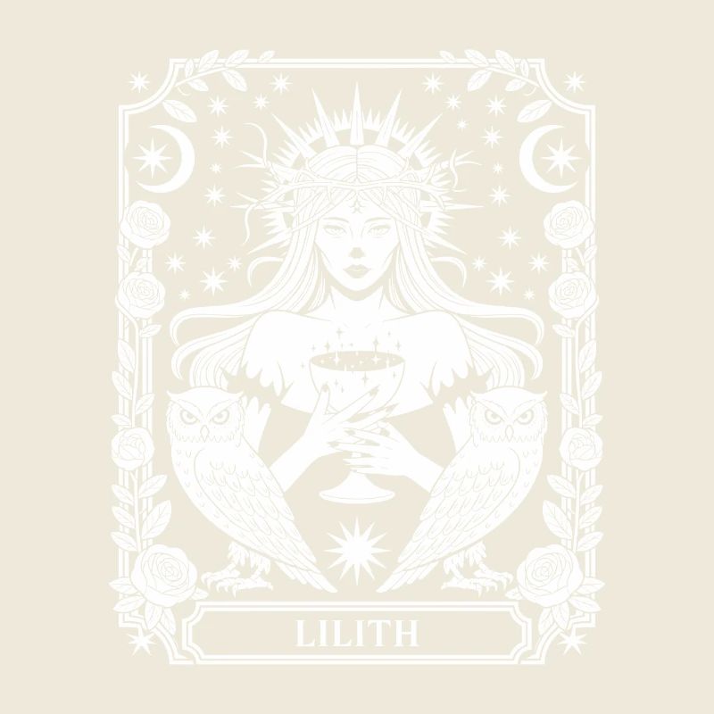 Lilith Lune Étoile Encadrement