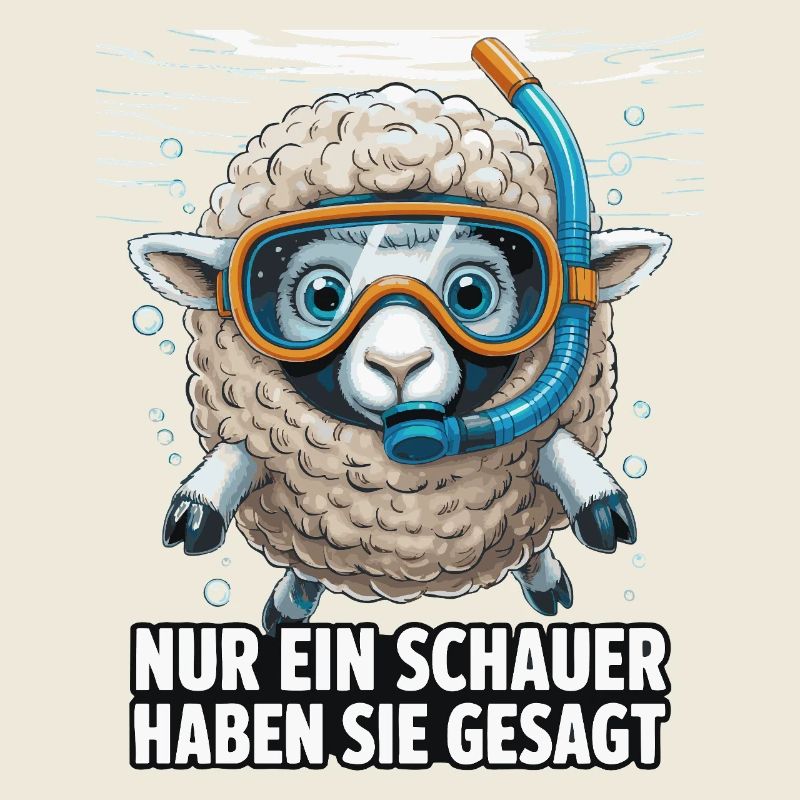 Nur ein Schauer – Lustiges Schaf Design