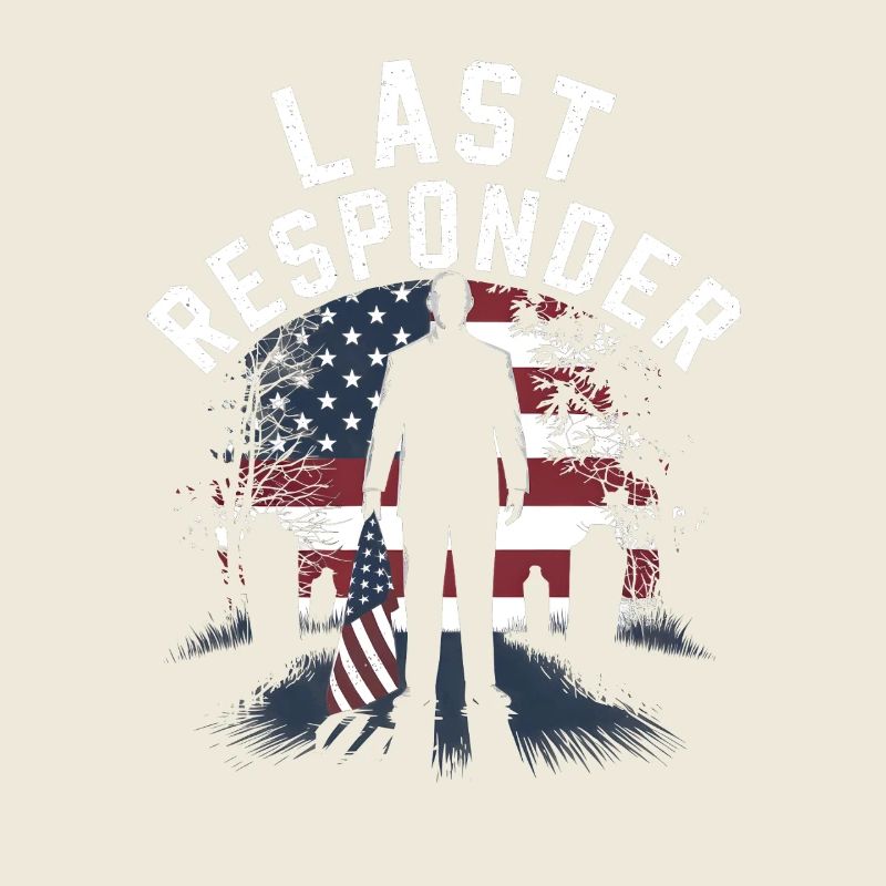 Drapeau hommage au dernier répondant