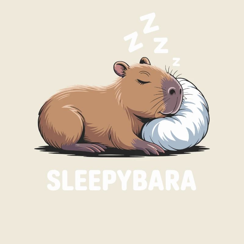Sleepybara Capybara Dormir