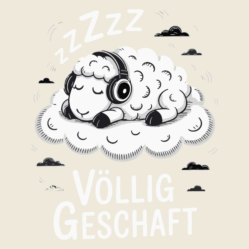 Völlig geschafft geSchaft Schaf Design