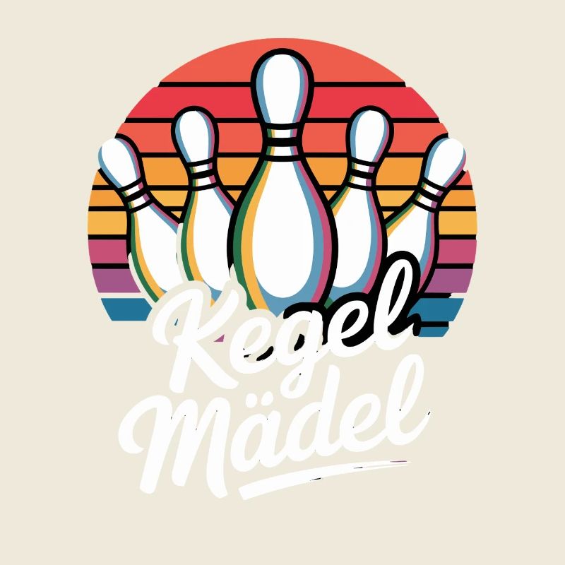 Retro Kegel Mädel Bowling Team