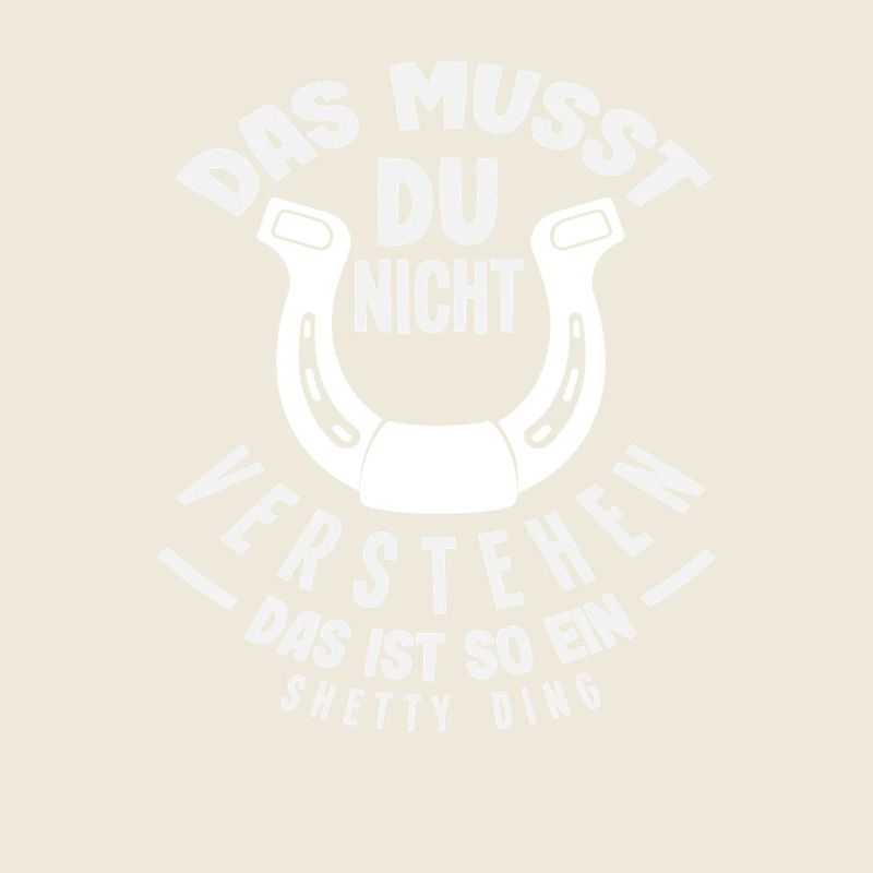 Shetty Ding Pferdemädchen Reiten Ponyfans Reiter