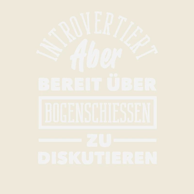 Ich gehe Bogenschießen