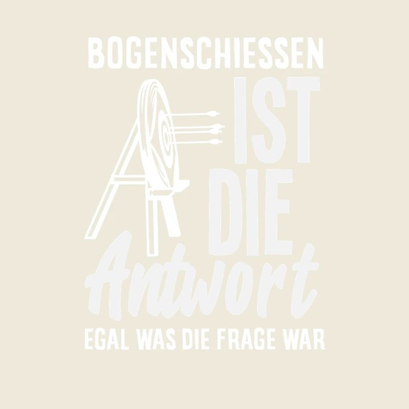 Ich gehe Bogenschießen