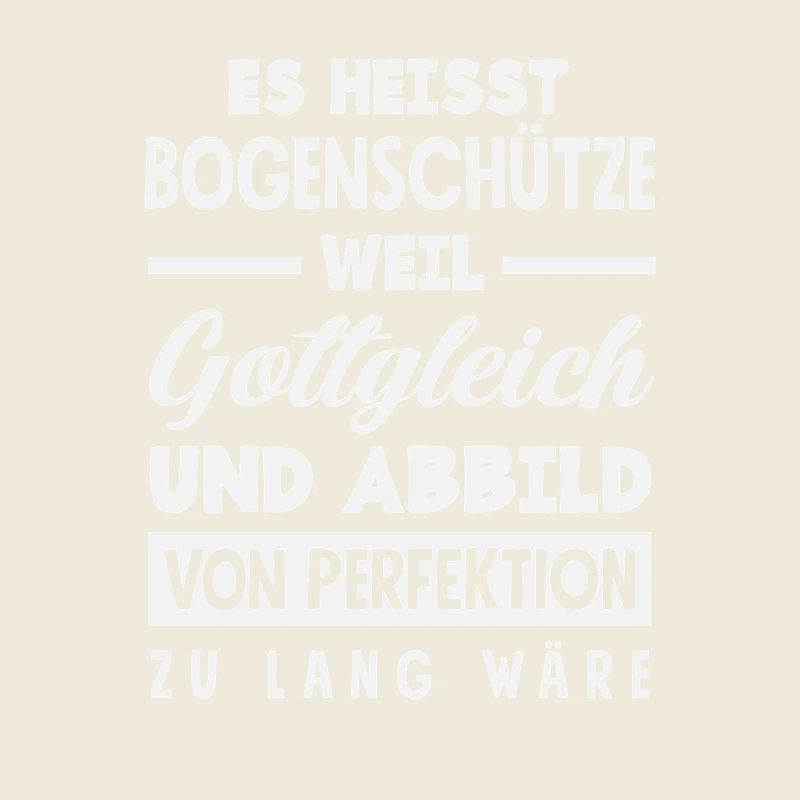 Ich gehe Bogenschießen