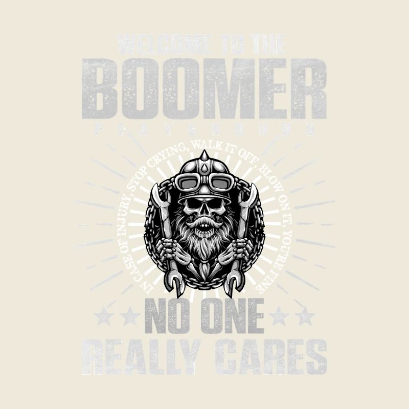 Conception de crâne Boomer Paradise