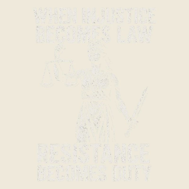 Quand l’injustice devient juste, la résistance devient